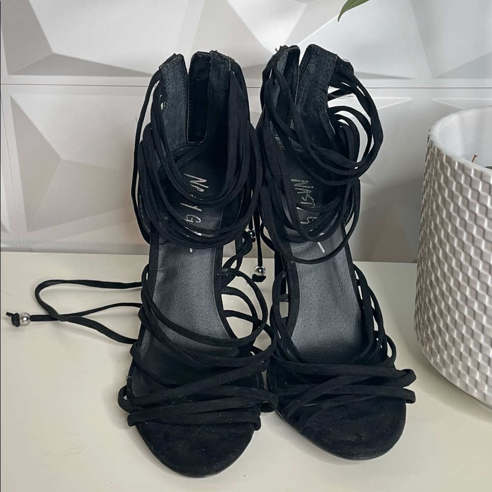 Nasty Gal Lace Up Heels